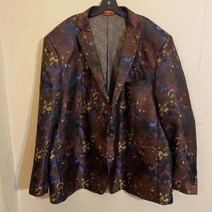 TALLIA Brocade DINNER JACKET Two Button Blazer 58L NWOT